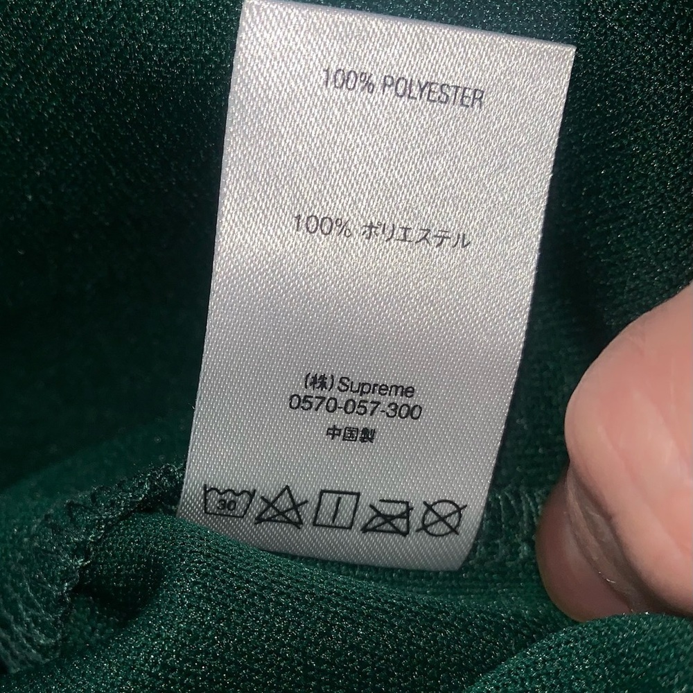 Supreme green monogram football jersey new with bag size Large - Picture 8 of 10